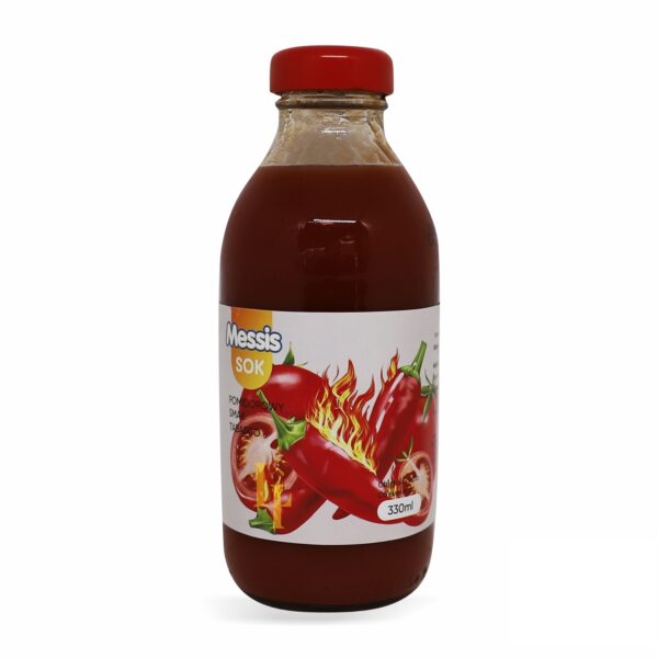 Сік скло MESSIS 330ml томатний з табаско (12 шт/144 ящ)
